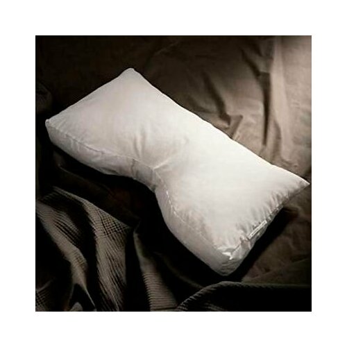 Подушка для сна с выемкой SKOGSLOK IKEA скогслок икеа, 40x65 см. Средняя жесткость белый