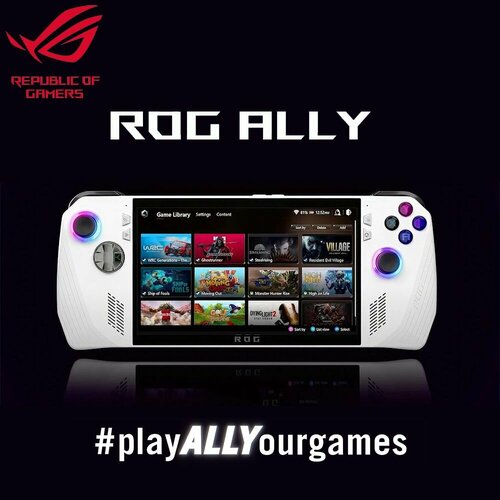 Игровая консоль ASUS ROG Ally 2023 RC71L Z1 16512 ГБ UK Spec 74990₽