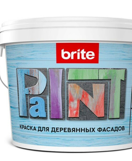фото Краска Brite Flexx для деревянных поверхностей, белая, 0,9л