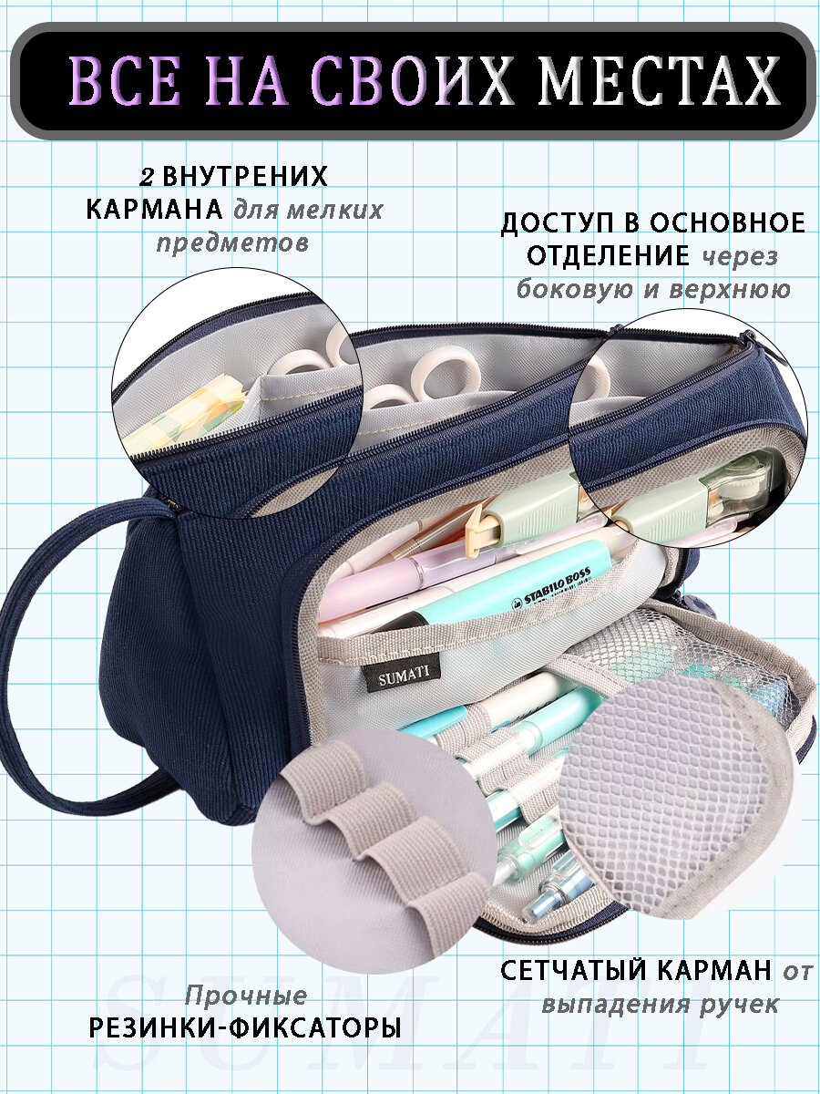 Пенал школьный подростковый — фото 1