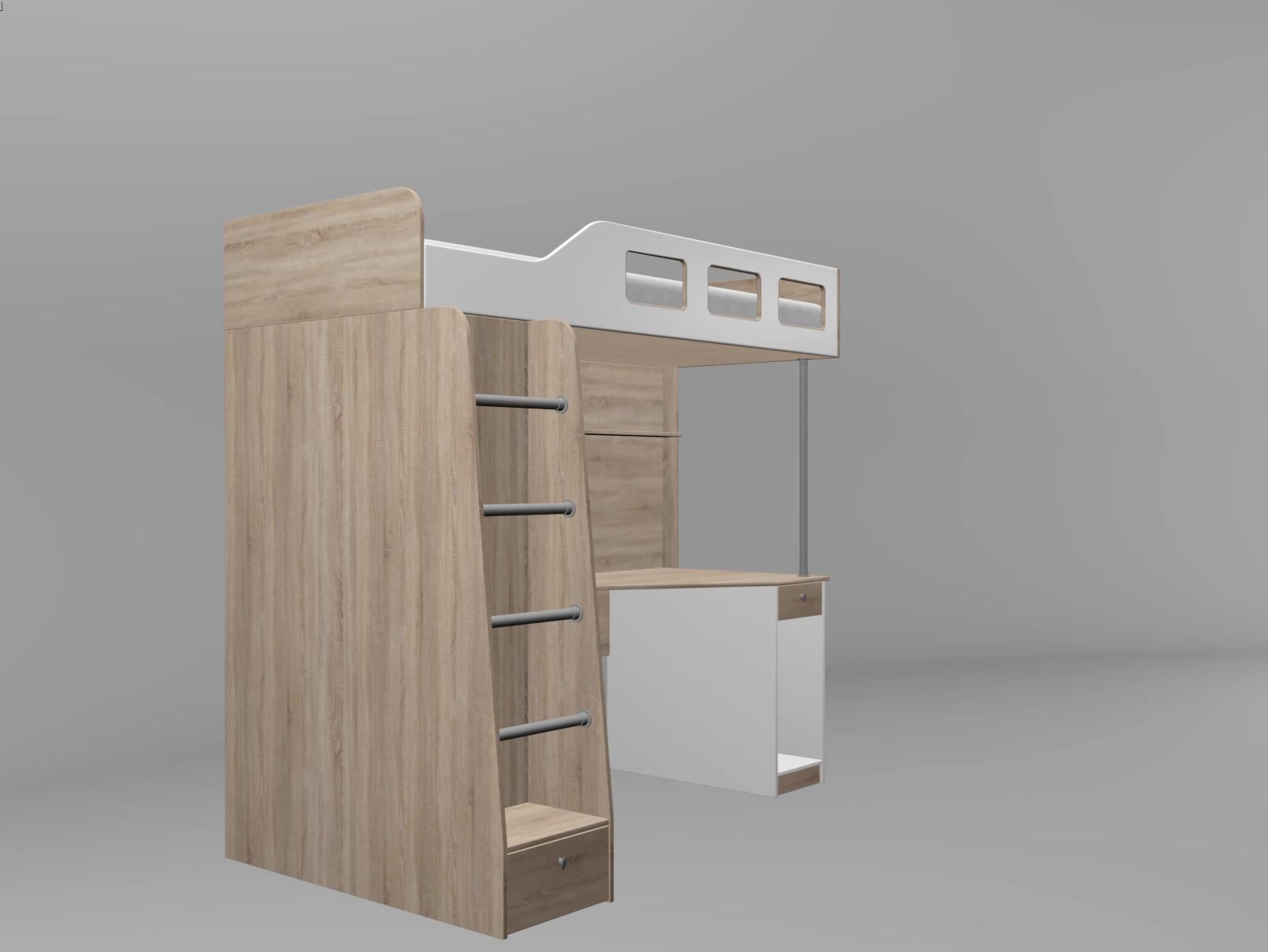 Кровать чердак Астра 7 — фото 1