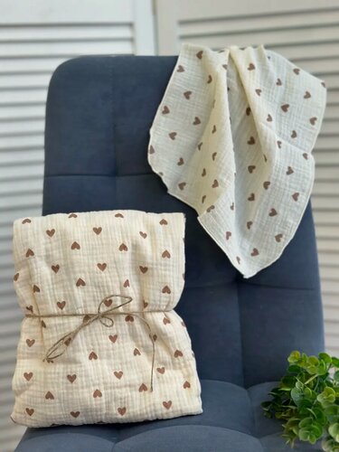 Изображение товара Муслиновая простынь овальная на резинке, овал