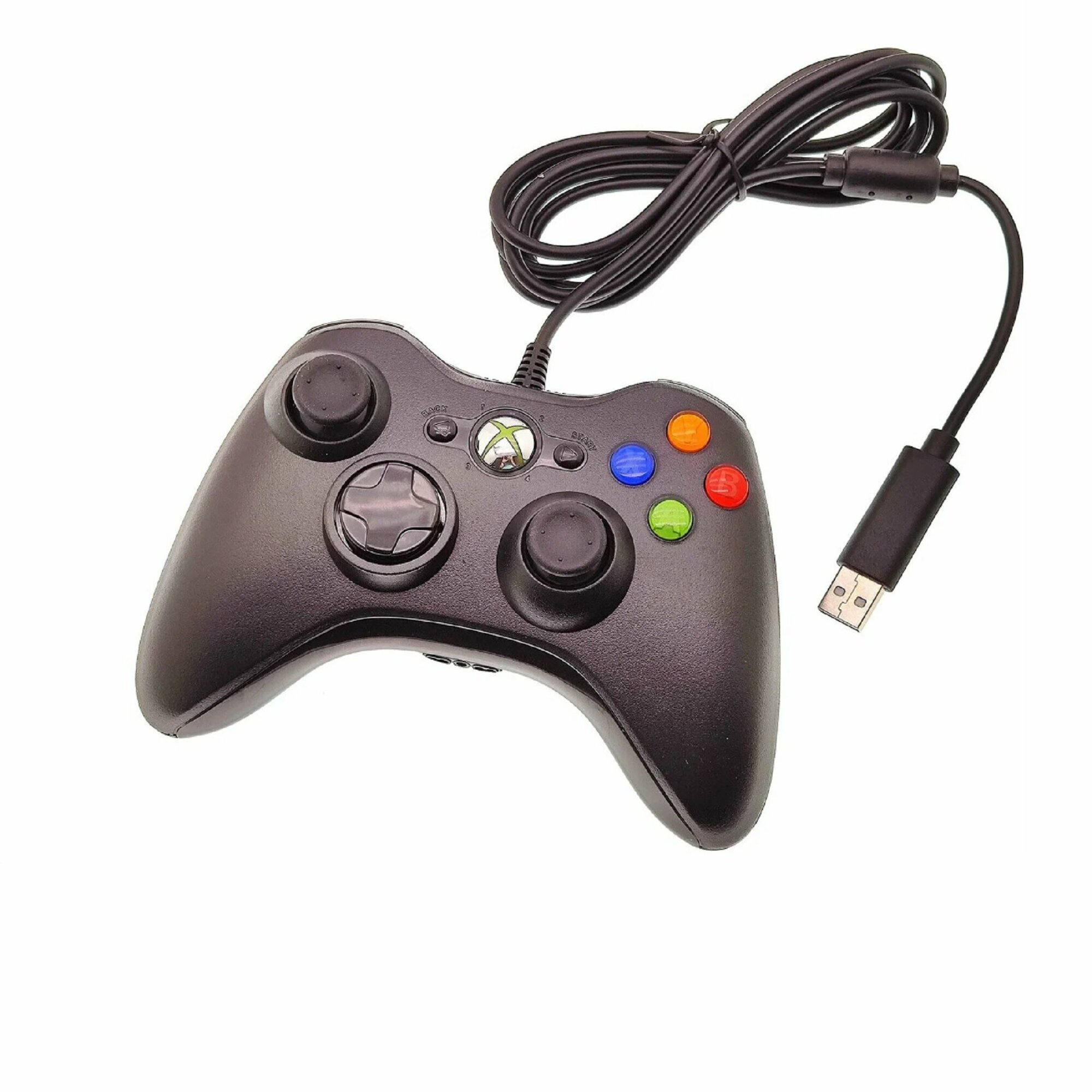 Геймпад Microsoft Xbox 360, для XBOX 360 и ПК, виброотдача и обратная связь — фото 1