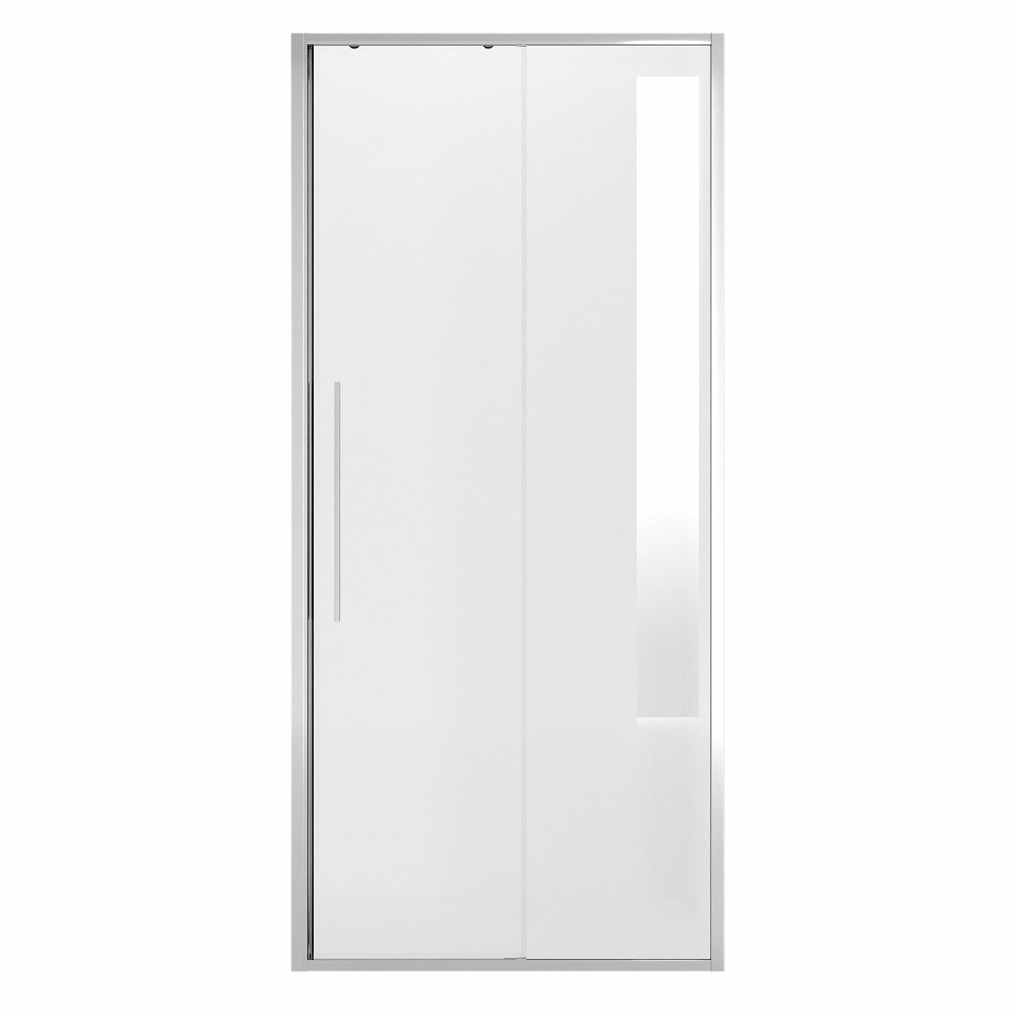 Душевая дверь в нишу Niagara Nova NG-64-10A (100*195) хром стекло прозрачное 1 место