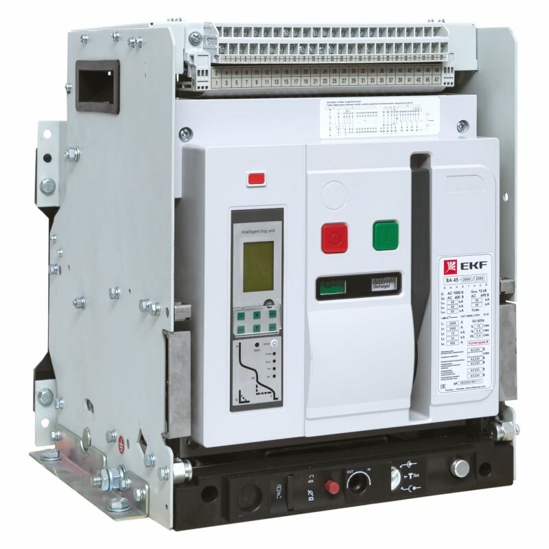Выключатель автоматический ВА-450 1600-1250А 3P 65кА стационарный v2 EKF