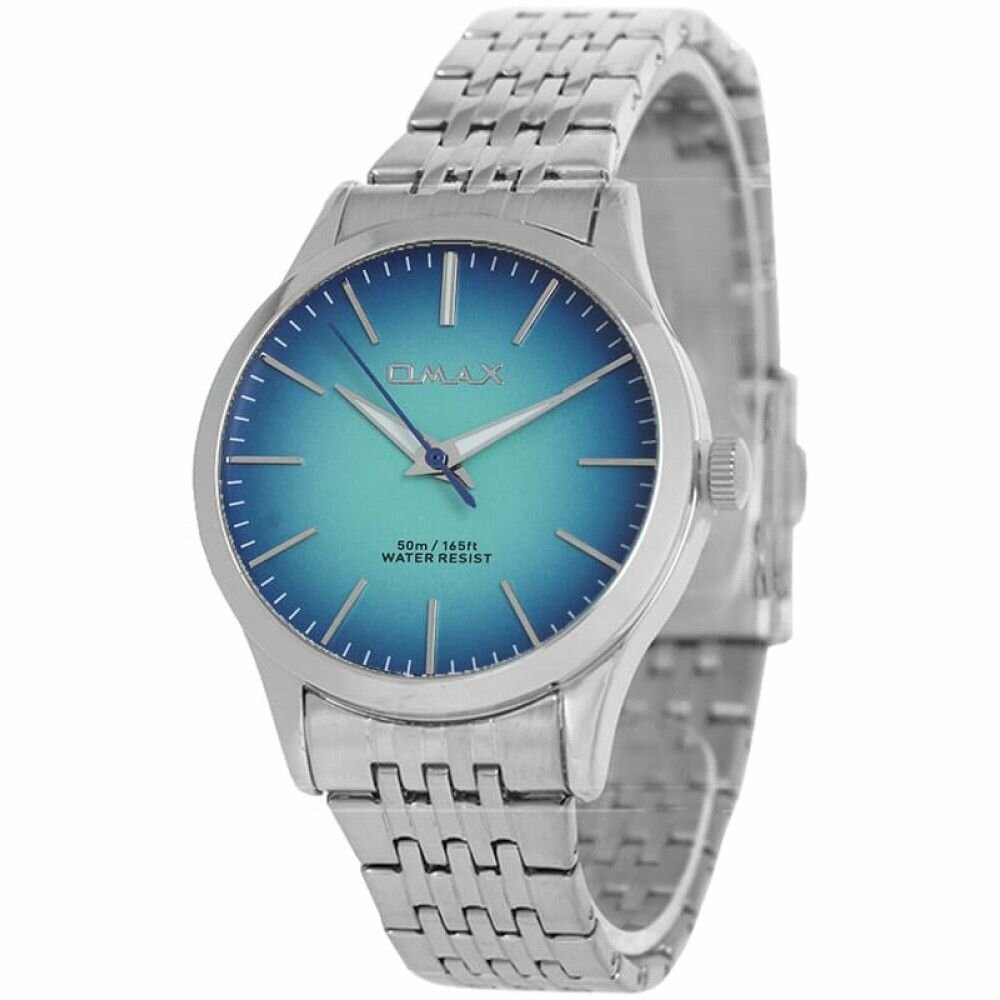 Наручные часы OMAX, серебряный, синий