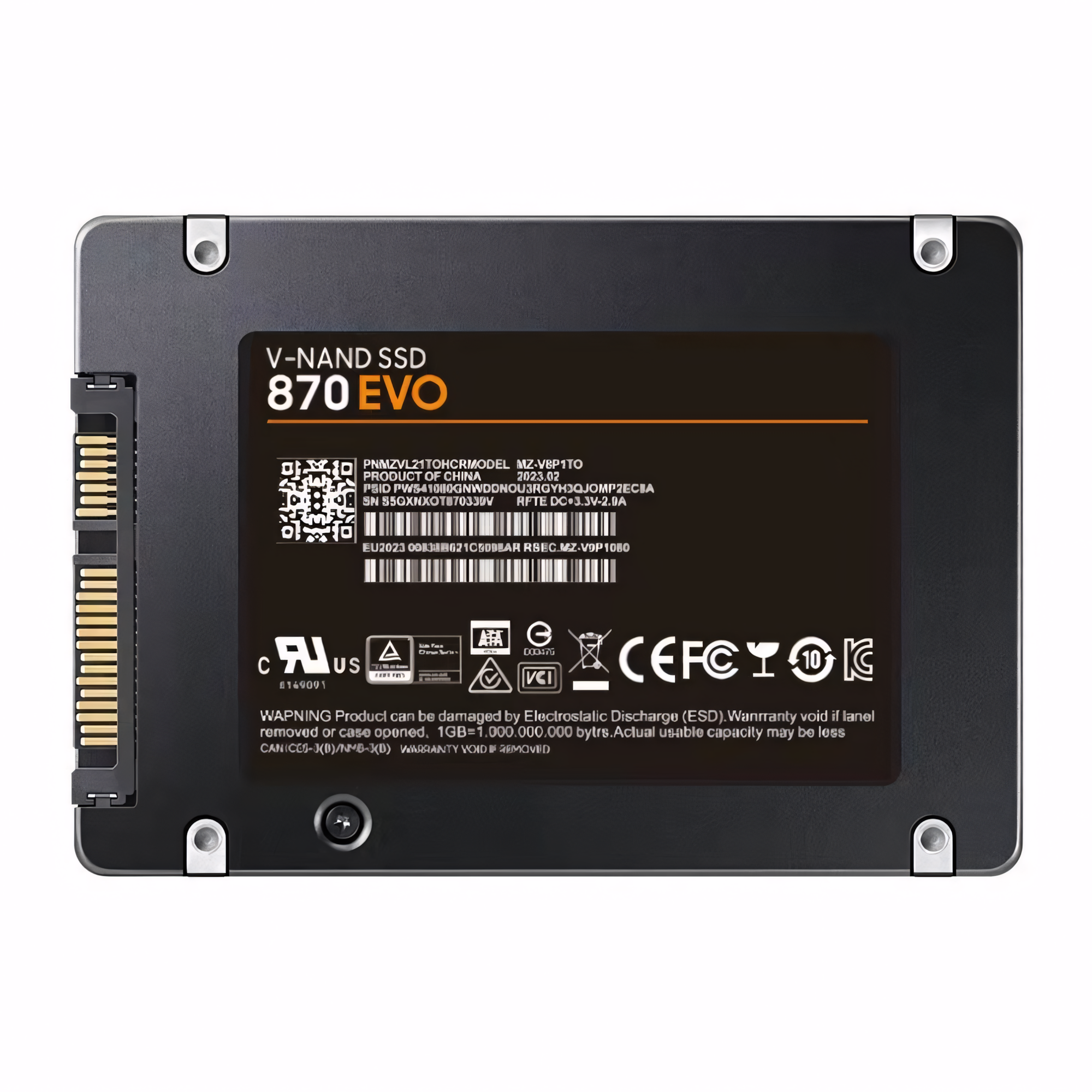 Твердотельный накопитель 870 EVO, SATA, 4ТБ, 2.5", TLC 3D NAND — фото 1