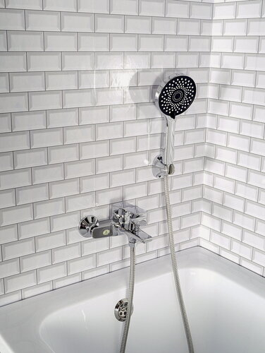 Изображение товара Смеситель Diadonna, для ванны, латунь, однорычажный, с душевым гарнитуром