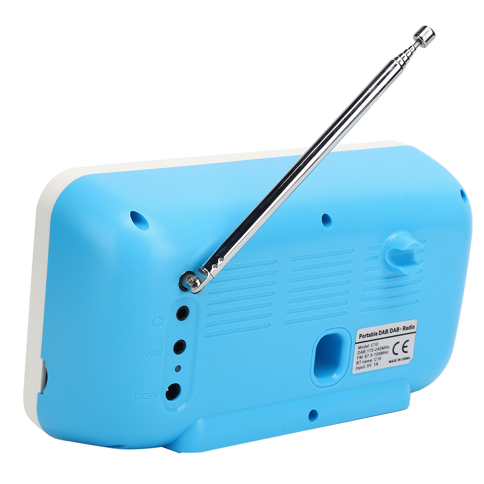 Цифровое радио DAB с Bluetooth, 5 Вт, 40 FM и 40 DAB предустановок, для дома и улицы