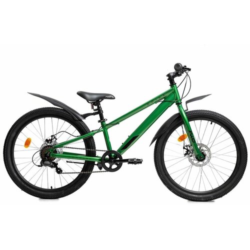 Горный велосипед Forward - SPIKE 24 disc 2023 11 Зеленый Черный 20750₽