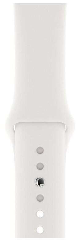 Ремешок силиконовый White Sport Band (Белый) Apple Watch 40mm (38mm; 41mm) MTP52ZM/A