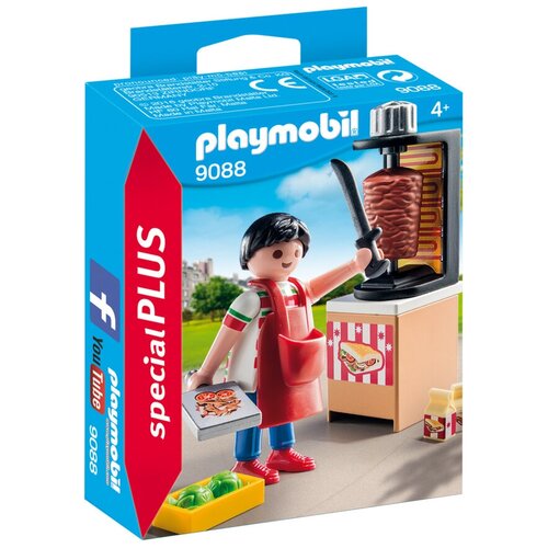 фото Набор с элементами конструктора playmobil special plus 9088 кебаб на гриле