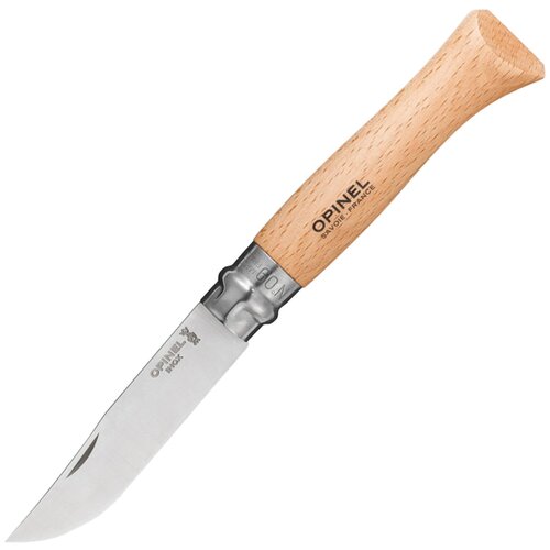 opinel нож складной opinel slim 10 vri inox 10см натуральный падук полированная нерж сталь Клинок OPINEL №9 Beech (001083) дерево