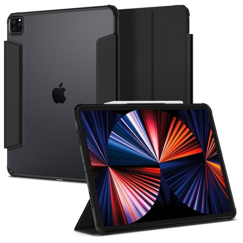 Чехол Spigen Ultra Hybrid Pro (ACS02880) для iPad Pro 12.9' 2021 (Black) чехол spigen для ipad pro 11 2021 2020 2018 ultra hybrid pro черный acs03655