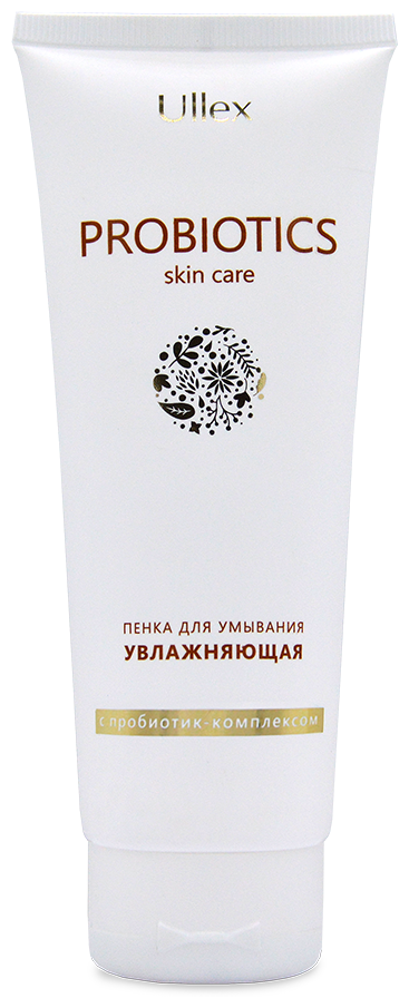 Ullex пенка для лица увлажняющая PROBIOTICS, 120 мл, 120 г