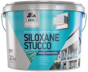 Декоративное покрытие Dufa Premium Siloxane Stucco белый 20 кг