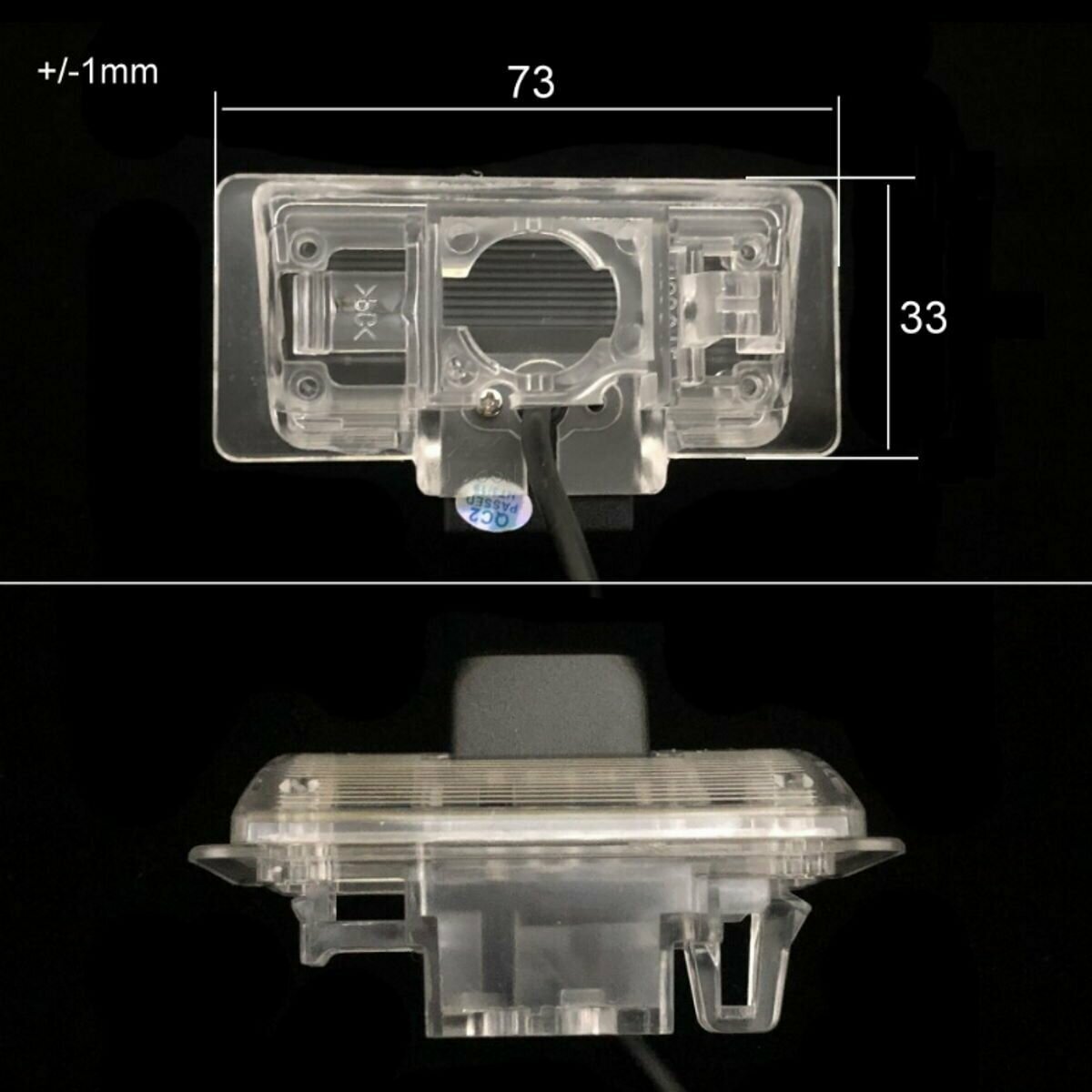 Камера заднего вида CCD HD для Nissan Almera G15 (2012 - 2018)