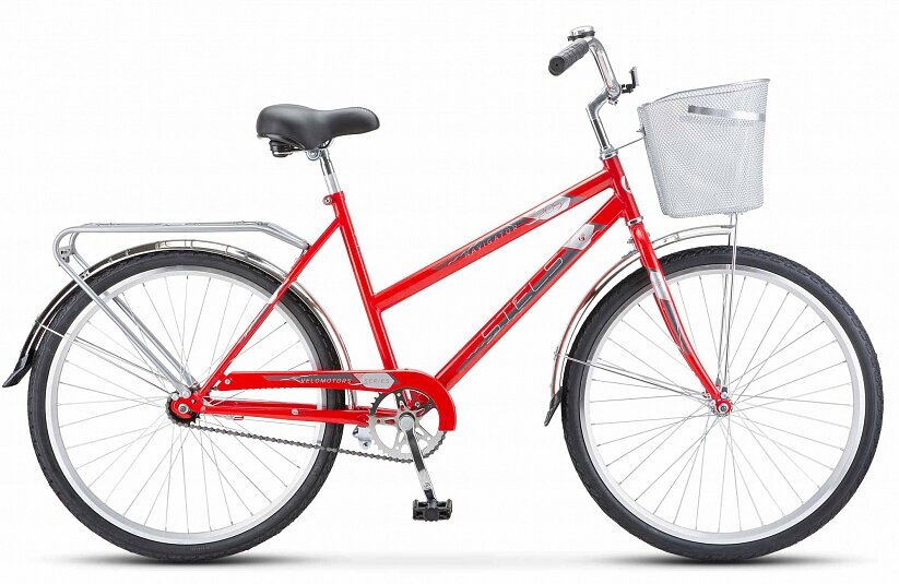 Городской велосипед Stels Navigator-205 C 26" Z010 р.19" Красный в собранном виде