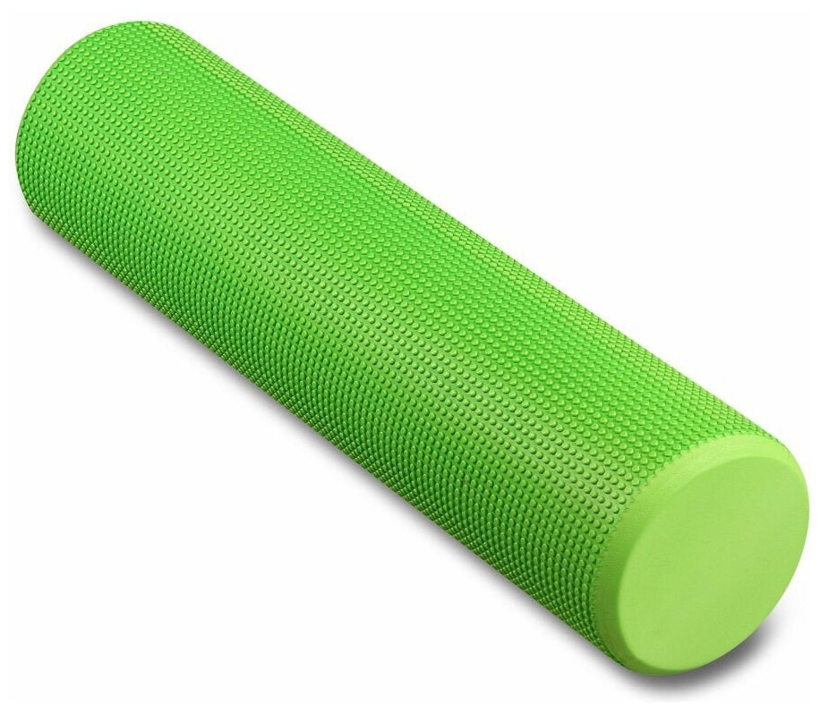 Ролик массажный для йоги INDIGO Foam roll IN022 Зеленый 60*15 см