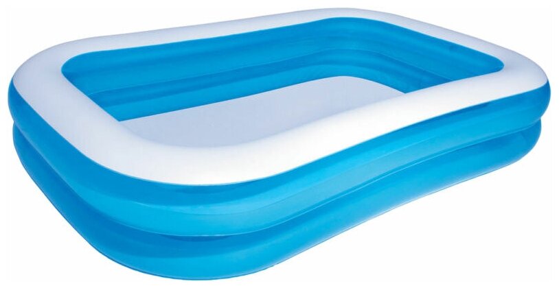 BESTWAY Бассейн надувной 262х175х51см Blue Rectangular Family Pool,54006