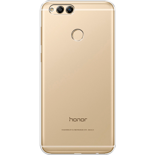 Силиконовый чехол на Honor 7X / Хонор 7Х, прозрачный силиконовый чехол на honor 7x хонор 7х сиреневая цветочная рамка прозрачный