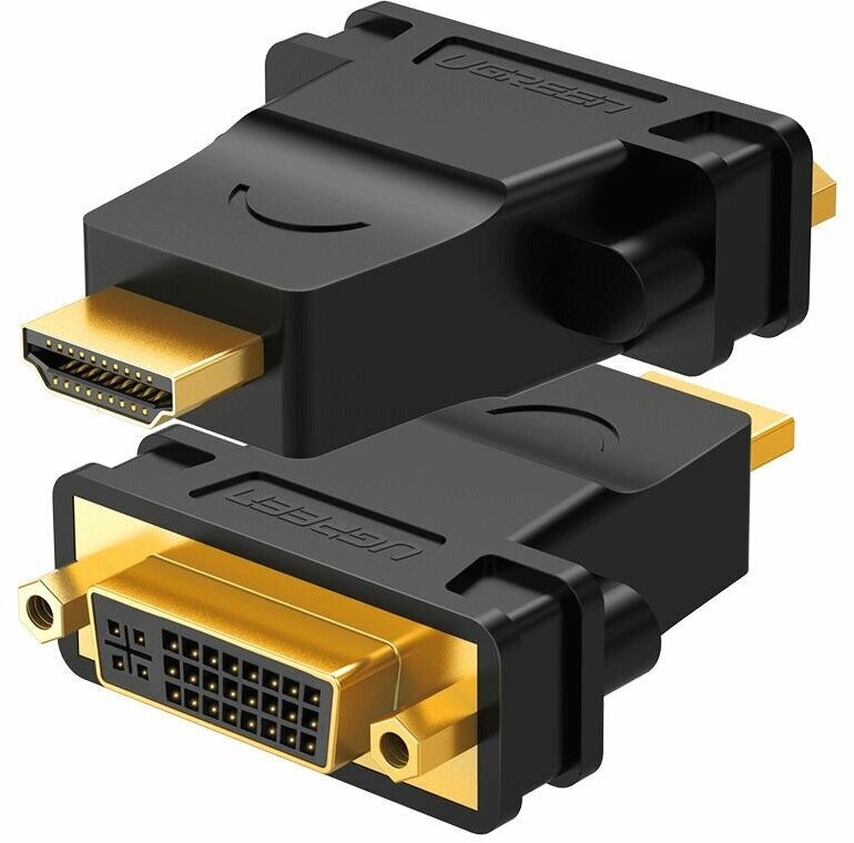 Адаптер UGREEN (20123) HDMI Male to DVI (24+5) Female Adapter. Цвет: черный