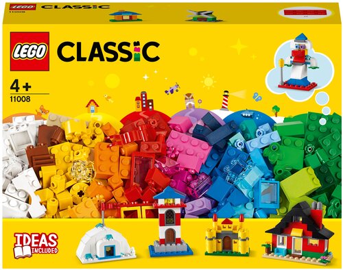 Конструктор LEGO Classic 11008 Кубики и домики, 270 дет.