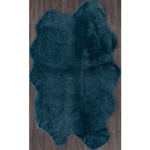 Ковер Sheepskin 55x95 - синий - Прямоугольник - коллекция Мутон Sheepskin 0.55x0.95