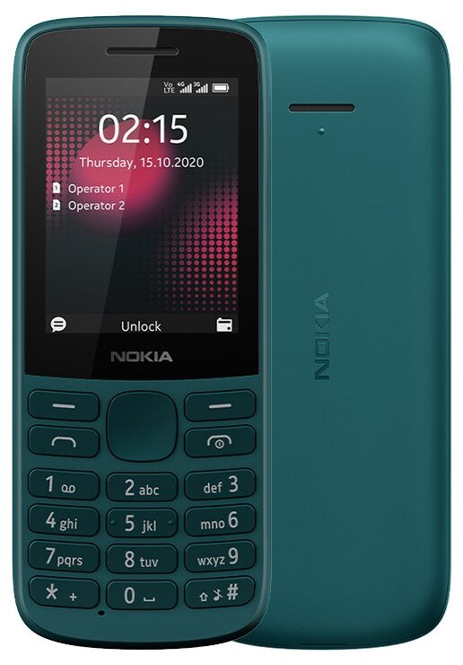 Сотовый телефон Nokia 215 4G зеленый