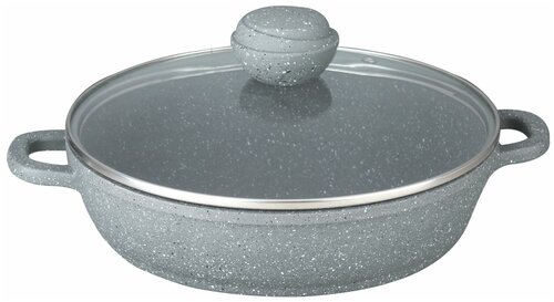 Сотейник Bekker Silver Marble BK-3801, диаметр 24 см