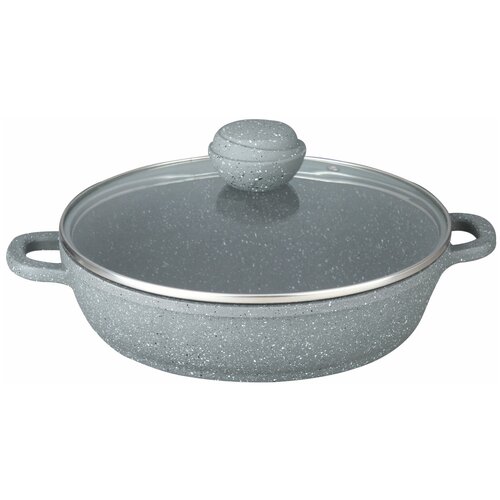 Сотейник Bekker Silver Marble BK-3801, диаметр 24 см