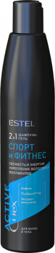 Estel Шампунь "Спорт и фитнес" для всех типов волос, 300 мл (Estel, ) - фото №8