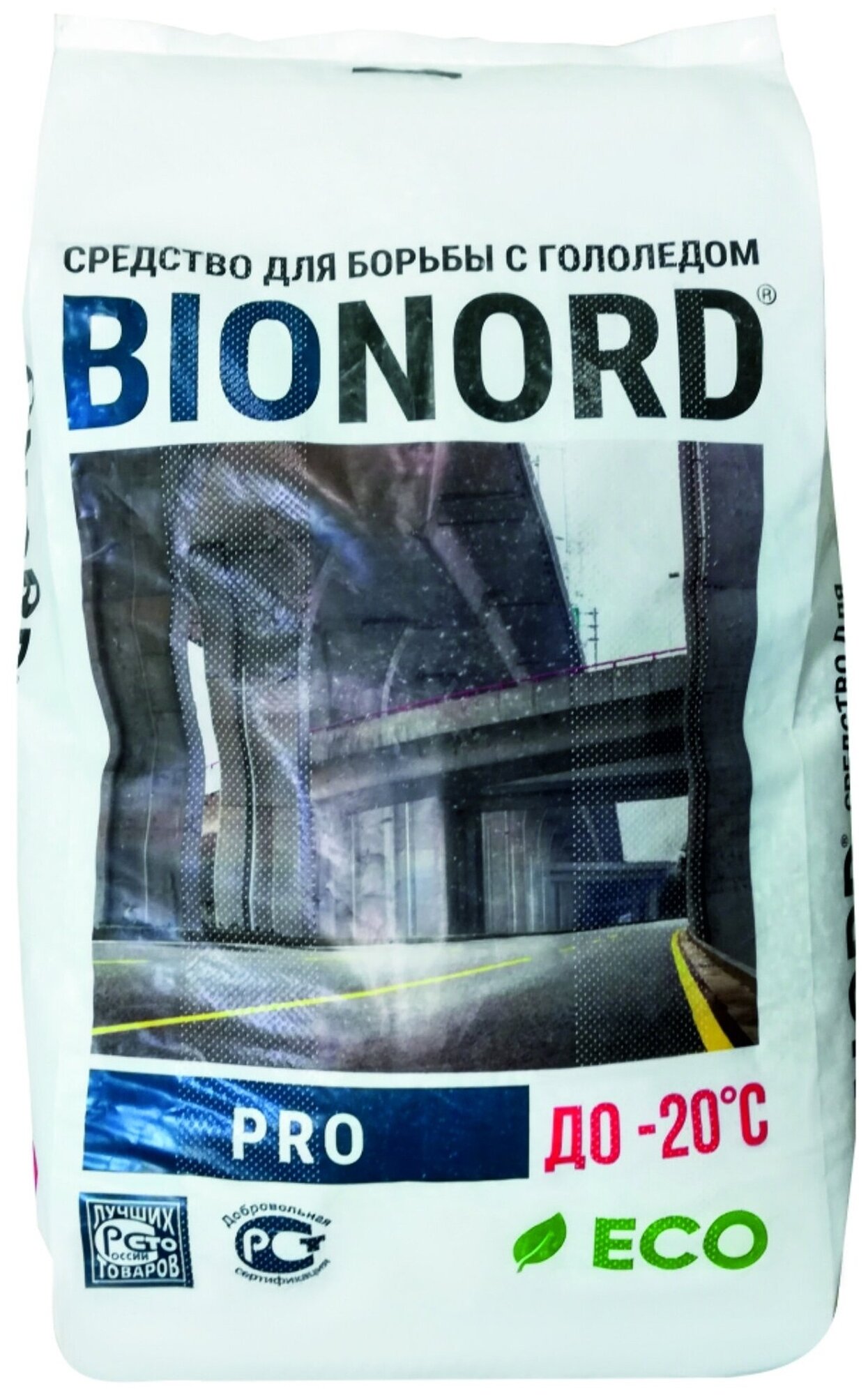 Антигололедный реагент Бионорд Pro 23 кг