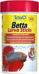TETRA BETTA LARVASTICKS корм для петушков и других лабиринтовых рыб в форме мотыля (100 мл)