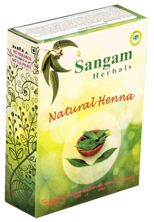 Sangam Herbals Хна, natural henna, 100 мл, 100 г