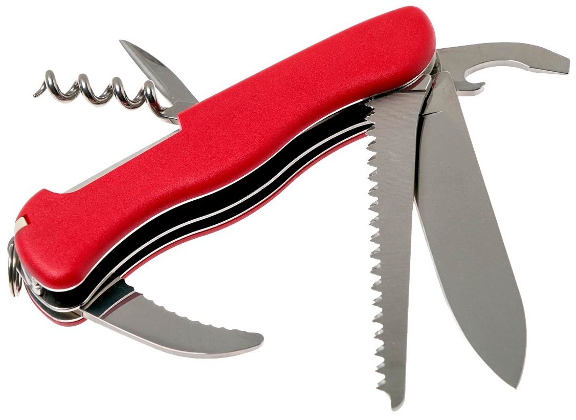 Нож перочинный Victorinox HUNTER (0.8573) 111мм 12функций красный - фото №2