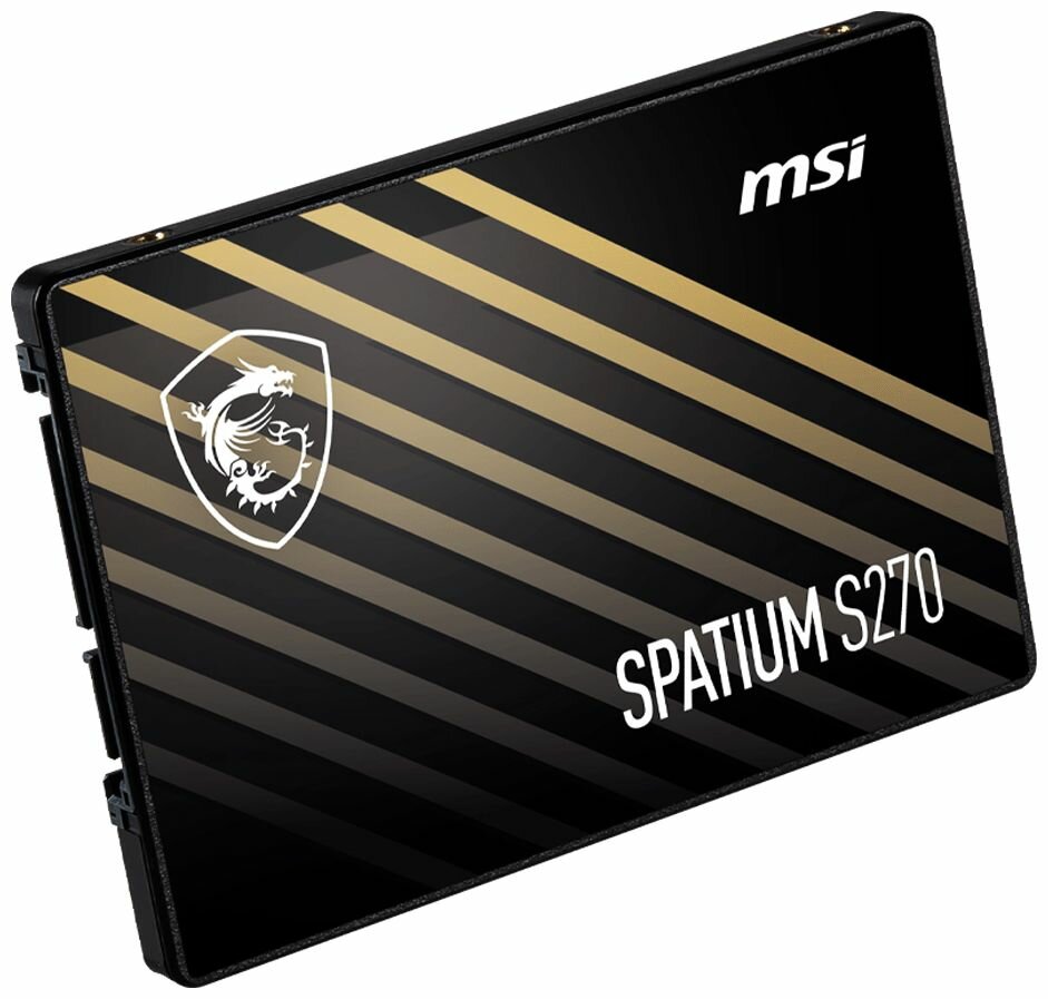 Твердотельный накопитель SSD 2.5 480 Gb MSI SPATIUM S270 Read 500Mb/s Write 450Mb/s 3D NAND S78-440E350-P83