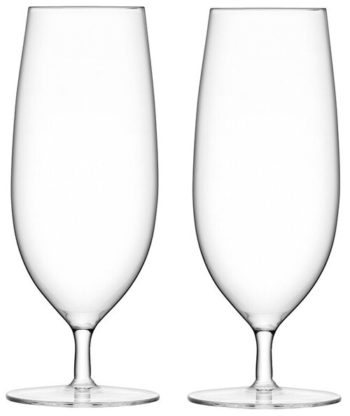 Набор бокалов LSA Bar pilsner glass BR37, 450 мл, 2 шт., бесцветный