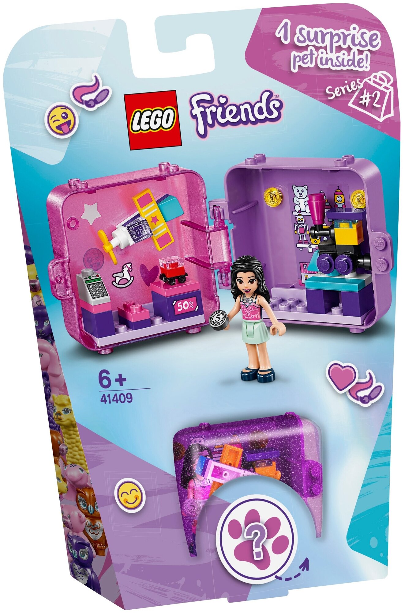 Конструктор LEGO Friends 41409 Игровая шкатулка Покупки Эммы, 49 дет.