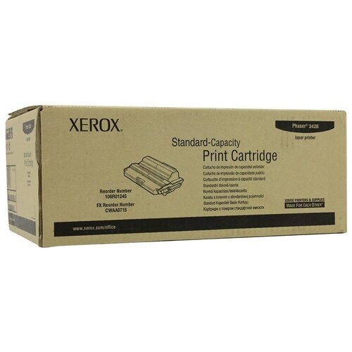 Картридж Xerox 106R01245, 4000 стр, черный картридж лазерный xerox 106r01245 phaser 3428 оригинальный ресурс 4000 стр