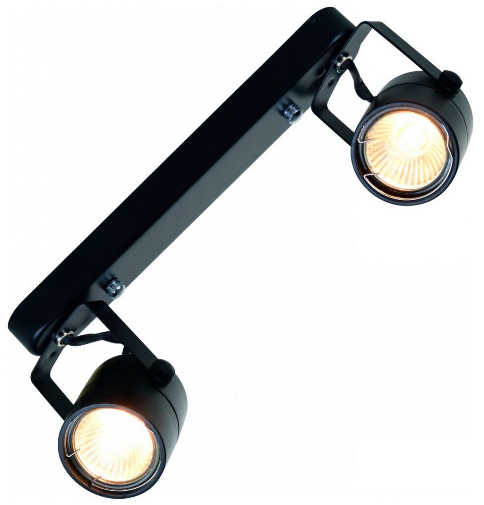 Спот Arte Lamp MIZAR A1311PL-2BK