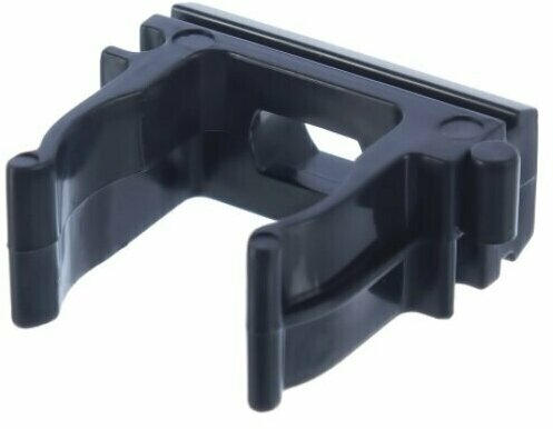 фото Держатель-клипса для труб Экопласт D20 мм, цвет черный, 50 шт.