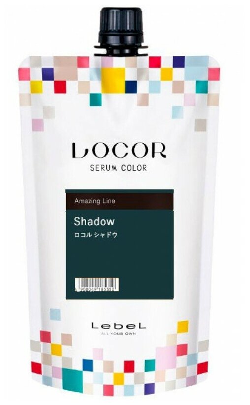 LEBEL LOCOR Serum Color - Краситель-уход оттеночный LOCOR Shadow 300гр