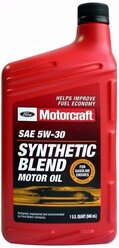 Полусинтетическое моторное масло Ford Premium Synthetic Blend 5W-30, 0.946 л