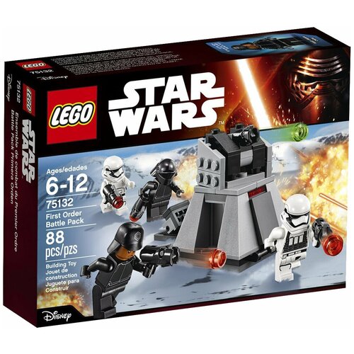 Конструктор LEGO Star Wars 75132 Боевой набор Первого Ордена, 88 дет. конструктор lego star wars 75100 снежный спидер первого ордена 444 дет
