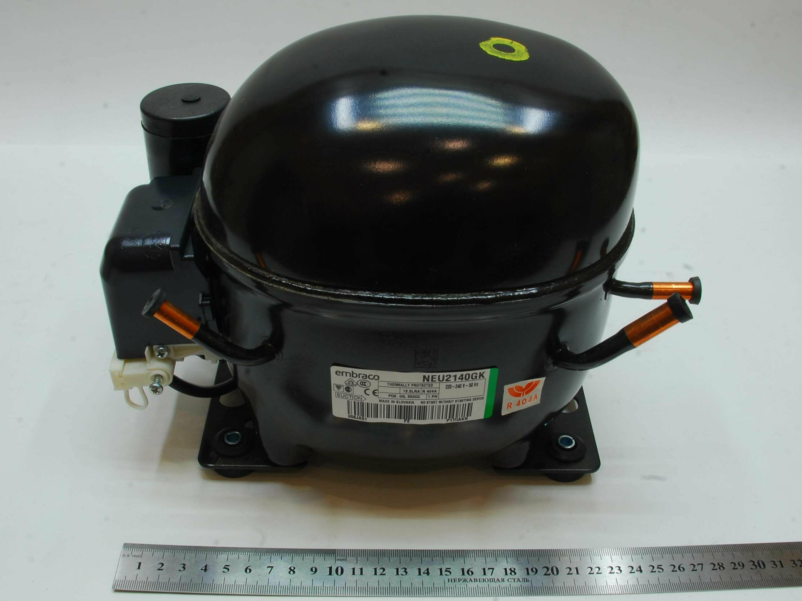 Компрессор Embraco NEU2140GK (R404a, низкотемпературный, 486 Вт)