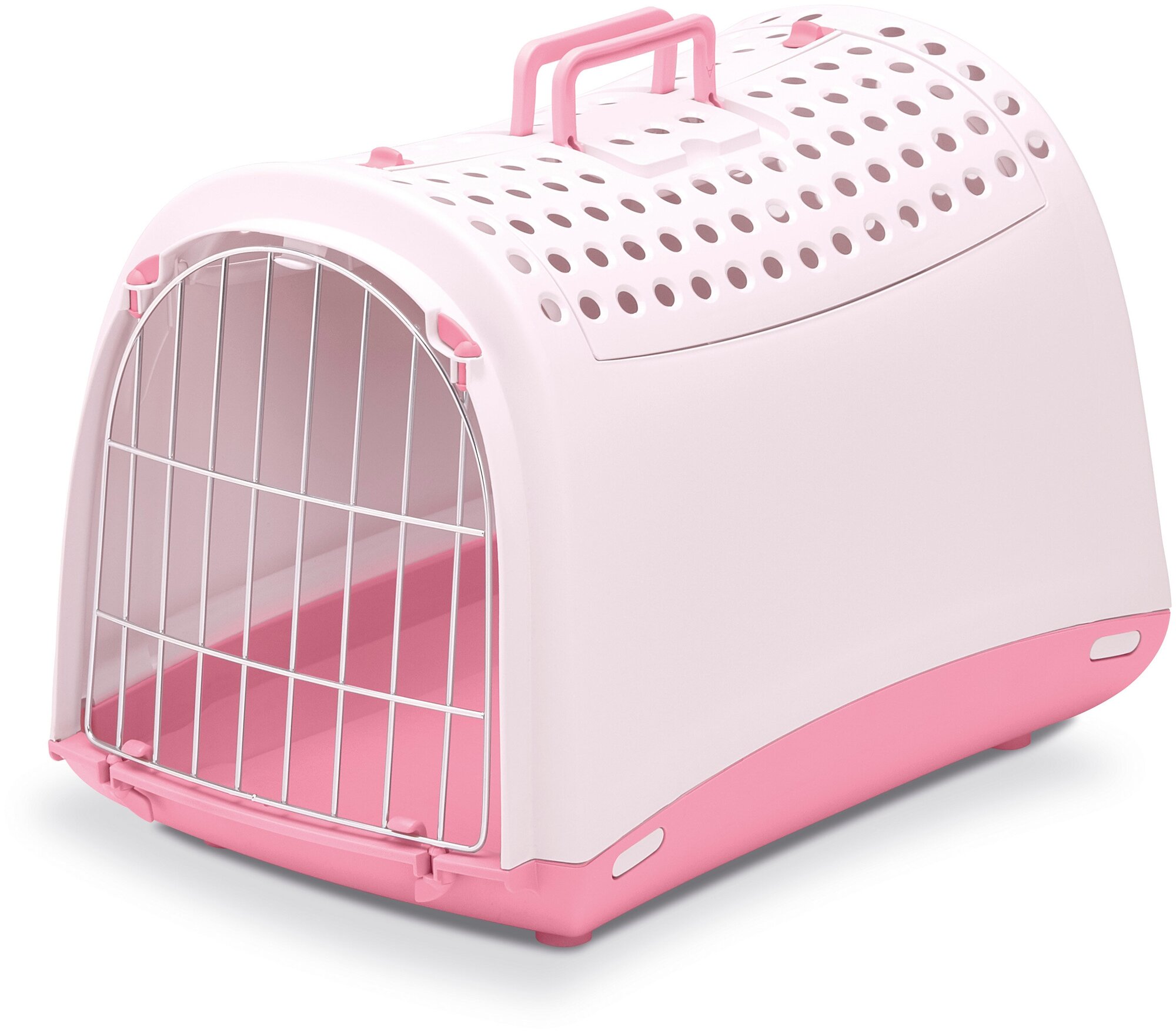 IMAC Linus Cabrio Переноска для кошек и собак, пепельно-розовая - фотография № 1