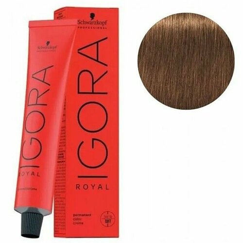 Schwarzkopf Краска-крем для волос Igora Royal 7-55 Средний русый золотистый экстра