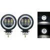 Фото #2 Светодиодные фары дополнительного света комплект с ДХО 60 Вт круглые / LED / противотуманные фары / R3030WD