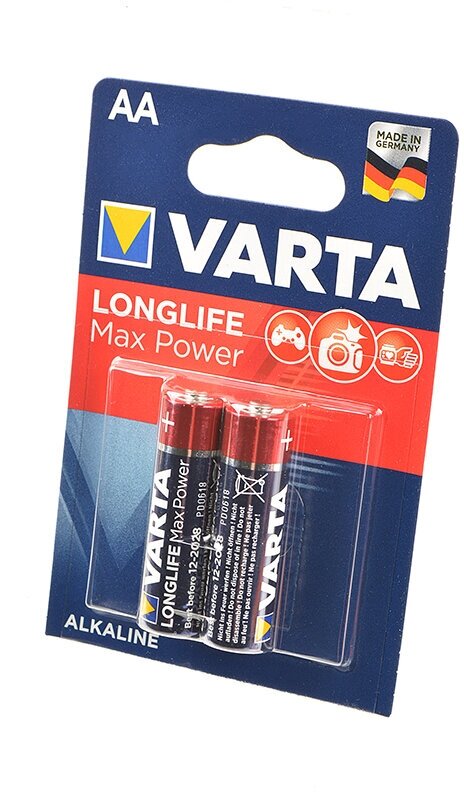 VARTA Батарейка VARTA MAX TECH LR6 BL2, 2шт (4706)